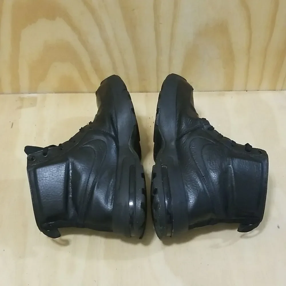 Men's Nike Air Max Goaterra 2.0 Boots DD5016-001 Triple Black Size 7, Wmn's 9